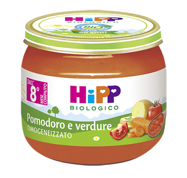 HIPP BIO HIPP BIO OMOGENEIZZATO SUGO POMODORO VERDURE 2X80 G - farmaidea24.com
