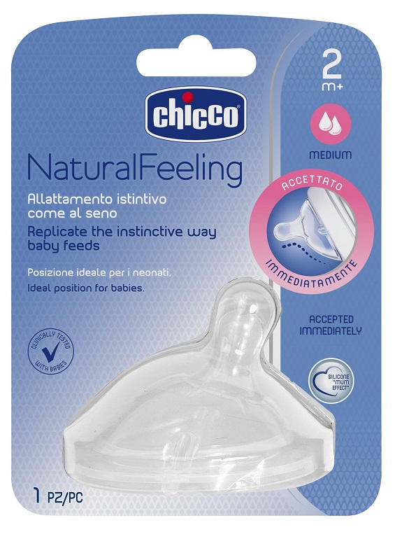 CHICCO TETTARELLA STEPUP NEW 2M+ FLUSSO MEDIO - farmaidea24.com
