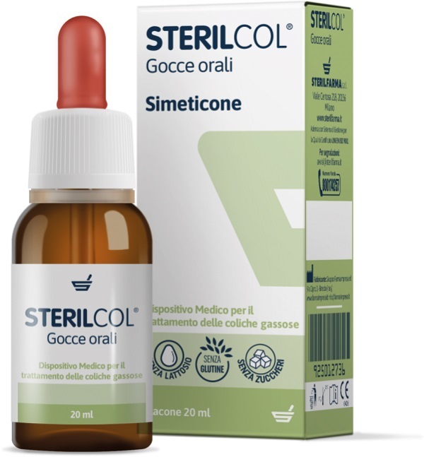 STERILCOL GOCCE ORALI SOSPENSIONE GASTROFUNZIONALE FLACONCINO 20 ML - farmaidea24.com