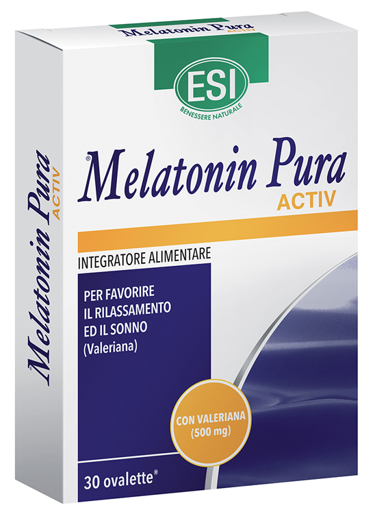 ESI MELATONIN PURA ACTIV 30 OVALETTE - farmaidea24.com