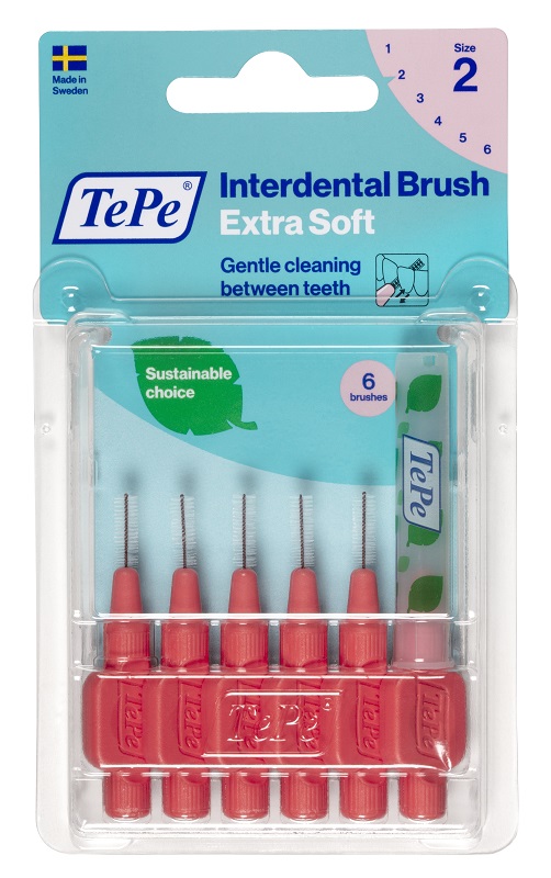 TEPE SCOVOLINO XSOFT ROSSO 0,5MM 6 PEZZI - farmaidea24.com