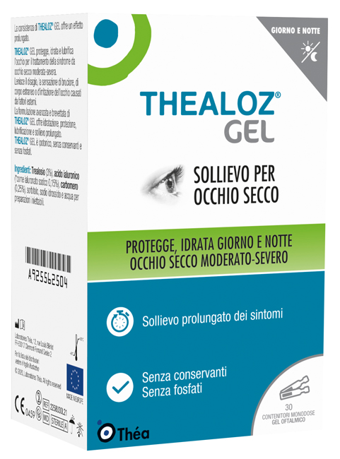 THEALOZ GEL OFTALMICO 30 CONTENITORI MONODOSE 0,4 G - farmaidea24.com