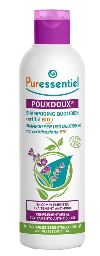 PURESSENTIEL SHAMPOO POUXDOUX ANTI-PIDOCCHI 200 ML - farmaidea24.com