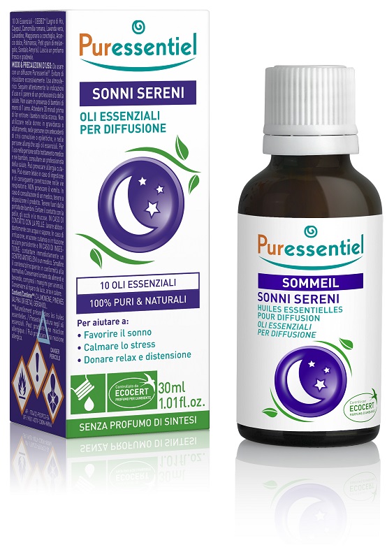 MISCELA SONNI SERENI OLI ESSENZIALI PER DIFFUSIONE 30 ML - farmaidea24.com