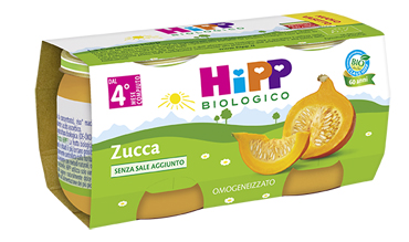 HIPP BIO HIPP BIO OMOGENEIZZATO ZUCCA 2X80 G - farmaidea24.com