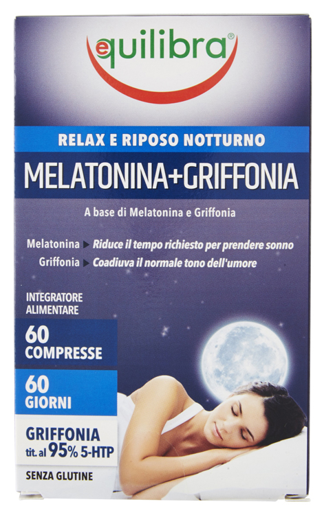MELATONINA + GRIFFONIA 60 COMPRESSE - farmaidea24.com