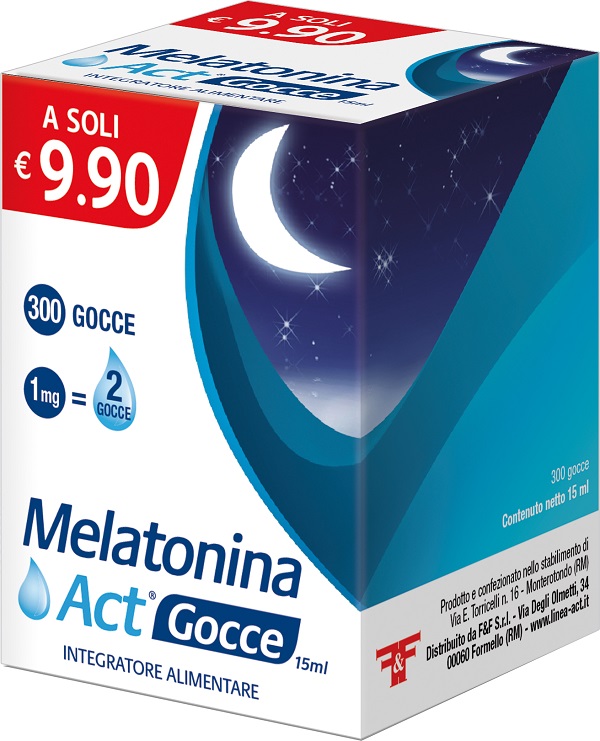 MELATONINA ACT GOCCE 15 ML - farmaidea24.com