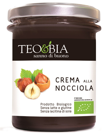 TEO&BIA-CREMA ALLA NOCCIOLA BIO SENZA LATTE 212 G - farmaidea24.com