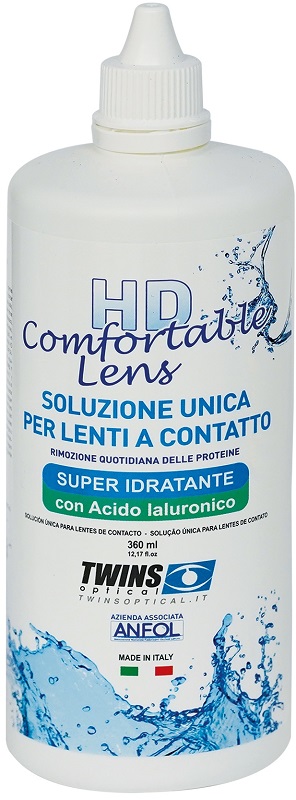 HD COMFORT LENS SOLUZIONE UNICA PER LENTI A CONTATTO 360 ML - farmaidea24.com