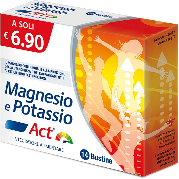 MAGNESIO E POTASSIO ACT 14 BUSTINE - farmaidea24.com
