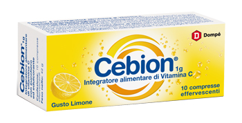 CEBION EFFERVESCENTE VITAMINA C LIMONE 10 COMPRESSE - farmaidea24.com