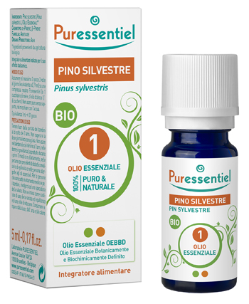 PURESSENTIEL PINO SILVESTRE OLIO ESSENZIALE BIO 5 ML - farmaidea24.com