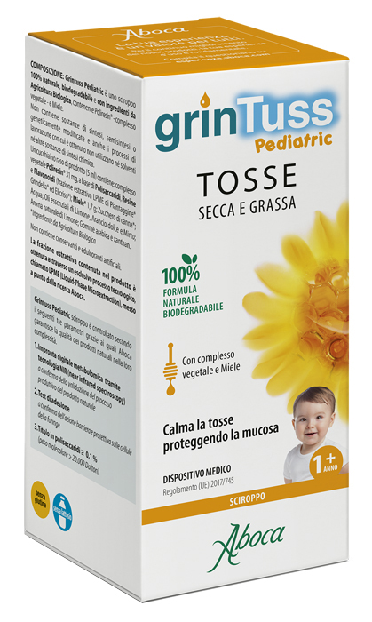 GRINTUSS PEDIATRIC SCIROPPO 180 G - farmaidea24.com