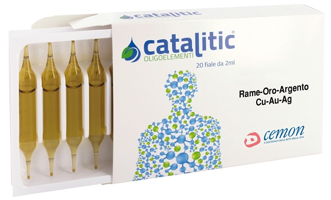 CATALITIC OLIGOELEMENTI RAME ORO ARGENTO CU-AU-AG 20 AMPOLLE - farmaidea24.com