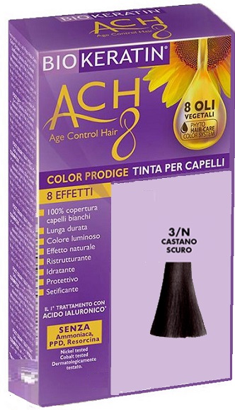 BIOKERATIN ACH8 COLOR PRODIGE 3/N CASTANO SCURO - farmaidea24.com