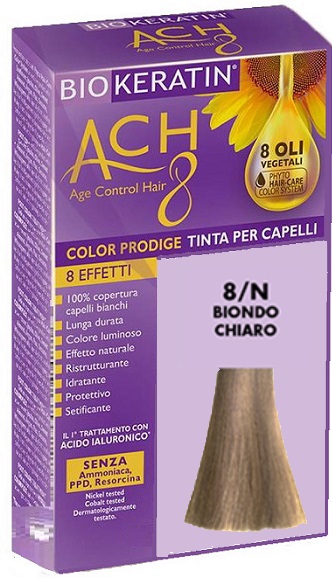 BIOKERATIN ACH8 COLOR PRODIGE 8/N BIONDO CHIARO - farmaidea24.com