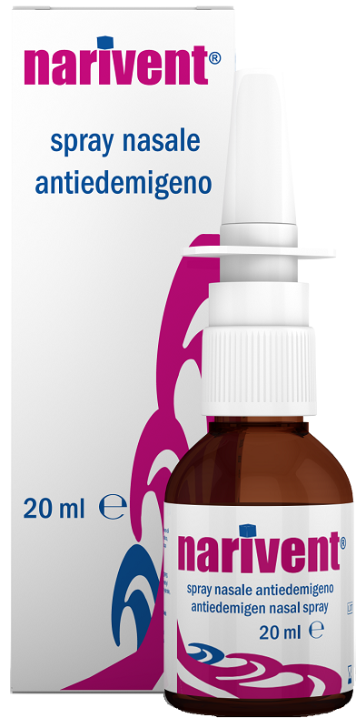 SPRAY NASALE ANTIEDEMIGENO NARIVENT FLACONE 20 ML - farmaidea24.com