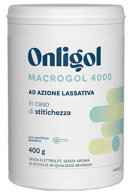 ONLIGOL MACROGOL 4000 400 G SENZA ZUCCHERO - farmaidea24.com