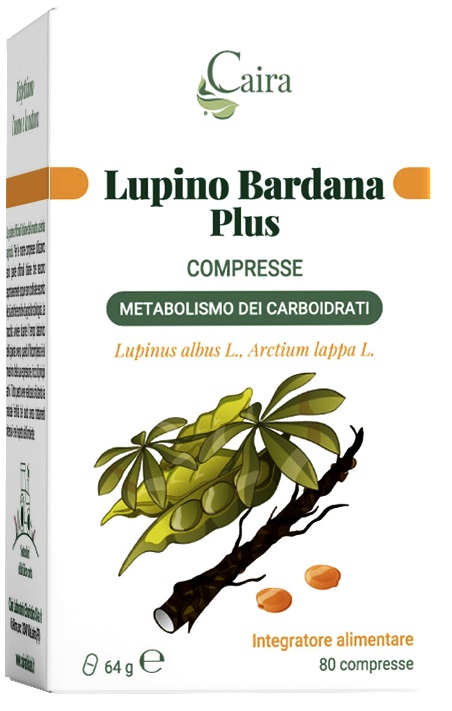 CAIRA LUPINO BARDANA PLUS 80 COMPRESSE DA 0,8 G - farmaidea24.com