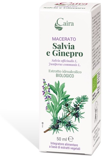 CAIRA SALVIA E GINEPRO MACERATO IDROALCOLICO BIO GOCCE 50 ML - farmaidea24.com