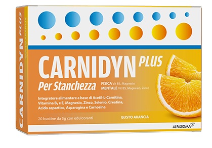 CARNIDYN PLUS 20 BUSTINE DA 5 G GUSTO ARANCIA - farmaidea24.com