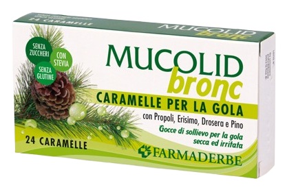 MUCOLID BRONC PROPOLI&PINO 24 CARAMELLE - farmaidea24.com