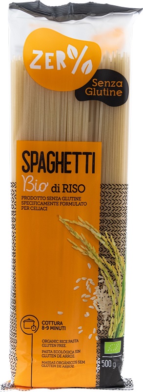 ZERO% GLUTINE PASTA RISO SPAGHETTI SENZA GLUTINE BIO 500 G - farmaidea24.com