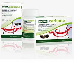 NOVA CARBONE VEGETALE 120 COMPRESSE - farmaidea24.com