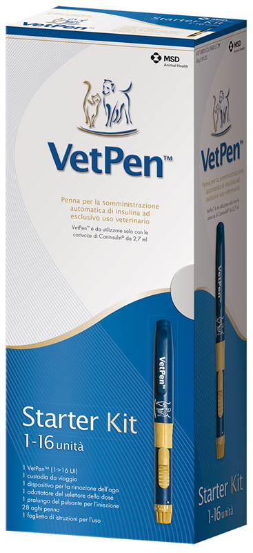 CANINSULIN VET PEN 16 UI STARTER KIT - farmaidea24.com