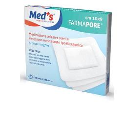 MEDICAZIONE ADESIVA MEDS 10X15 CM 5 PEZZI - farmaidea24.com