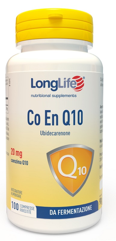 LONGLIFE CO EN Q10 20MG 100 COMPRESSE RIVESTITE - farmaidea24.com