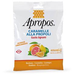 APROPOS CARAMELLE ALLA PROPOLI GUSTO AGRUMI 50 G - farmaidea24.com