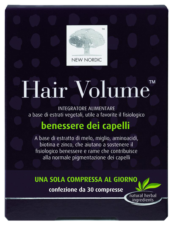 HAIR VOLUME INTEGRATORE ALIMENTARE BLISTER 30 COMPRESSE - farmaidea24.com