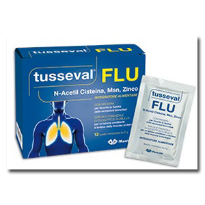 TUSSEVAL FLU 12 BUSTINE SOLUBILI - farmaidea24.com