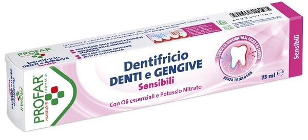 DENTIFRICIO DENTI E GENGIVE SENSIBILI 75 ML PROFAR - farmaidea24.com