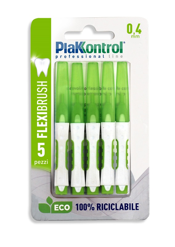 PLAKKONTROL SCOVOLINO INTERDENTALE FLEXI BRUSH04 BLISTER 5 PEZZI - farmaidea24.com