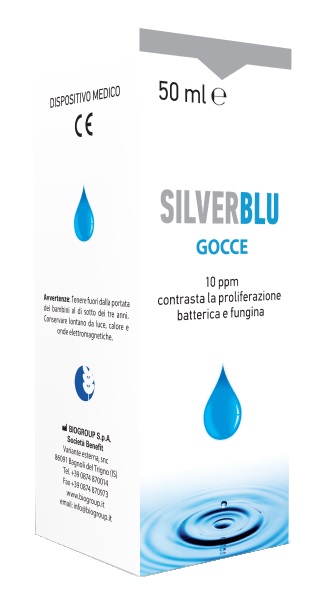 SILVER BLU GOCCE 50 ML - farmaidea24.com