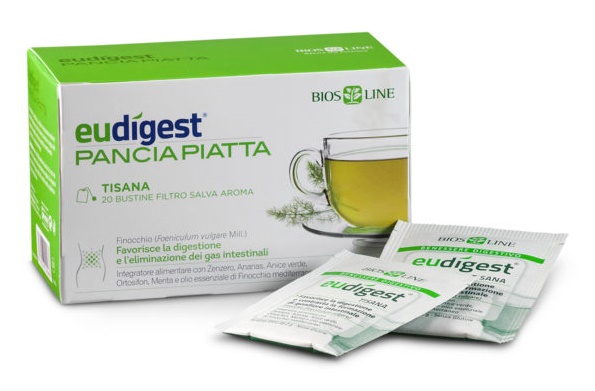 BIOSLINE EUDIGEST TISANA DOPOPASTO 20 BUSTE 40 G - farmaidea24.com