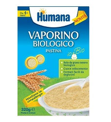 HUMANA VAPORINO PASTINA BIOLOGICA 320 G - farmaidea24.com
