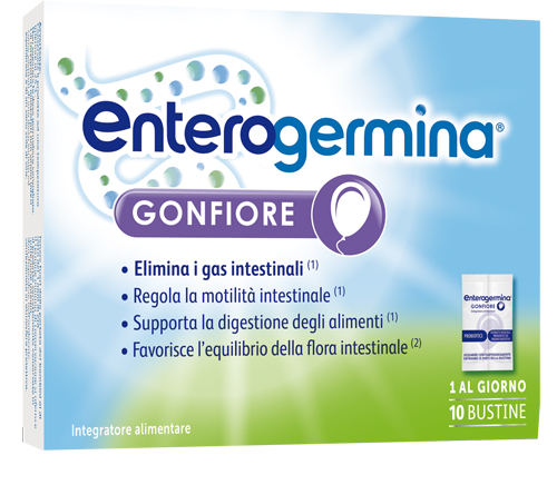 ENTEROGERMINA GONFIORE 10 BUSTINE BIPARTITE - farmaidea24.com