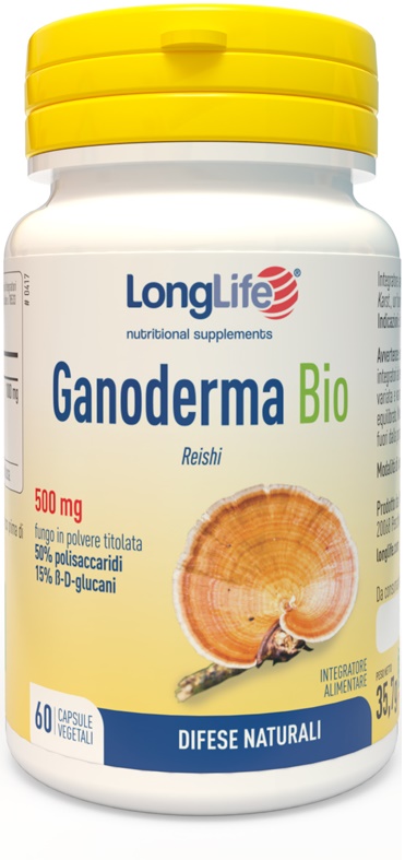 LONGLIFE GANODERMA BIO 60 CAPSULE - farmaidea24.com