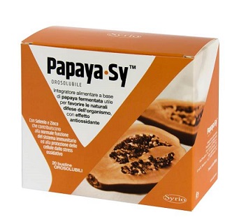 PAPAYA-SY 20 BUSTINE 92 G POLVERE OROSOLUBILE - farmaidea24.com