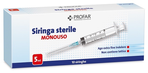 SIRINGA MONOUSO 5 ML PROFAR - farmaidea24.com