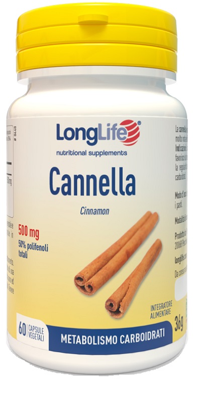 LONGLIFE CANNELLA 60 CAPSULE - farmaidea24.com