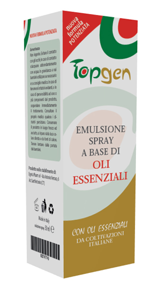 TOPGEN EMULSIONE SPRAY A BASE DI OLI ESSENZIALI 50 ML - farmaidea24.com