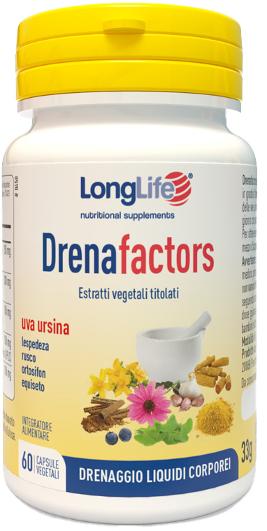 LONGLIFE DRENAFACTORS 60 CAPSULE - farmaidea24.com