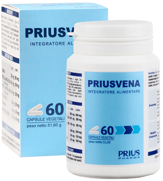 PRIUSVENA 60 CAPSULE - farmaidea24.com