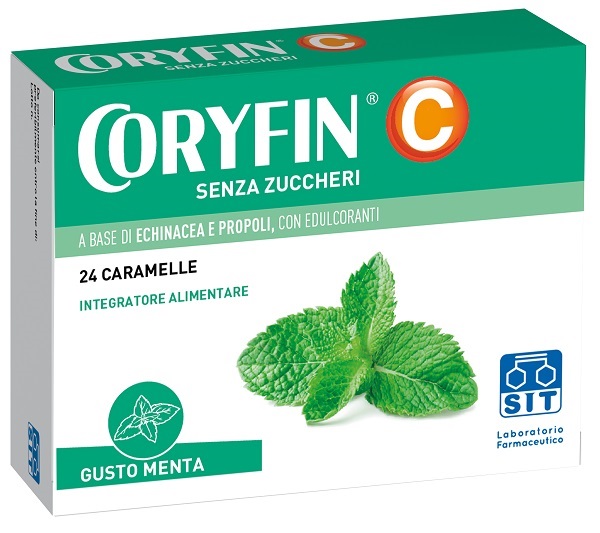 CORYFIN C SENZA ZUCCHERO MENTOLO 48 G - farmaidea24.com