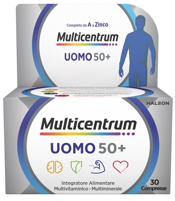 MULTICENTRUM UOMO 50+ 30 COMPRESSE - farmaidea24.com