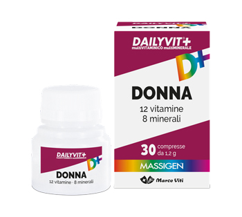 MASSIGEN DONNA MULTIVITAMINICO E MULTIMINERALE 30 COMPRESSE RIVESTITE - farmaidea24.com